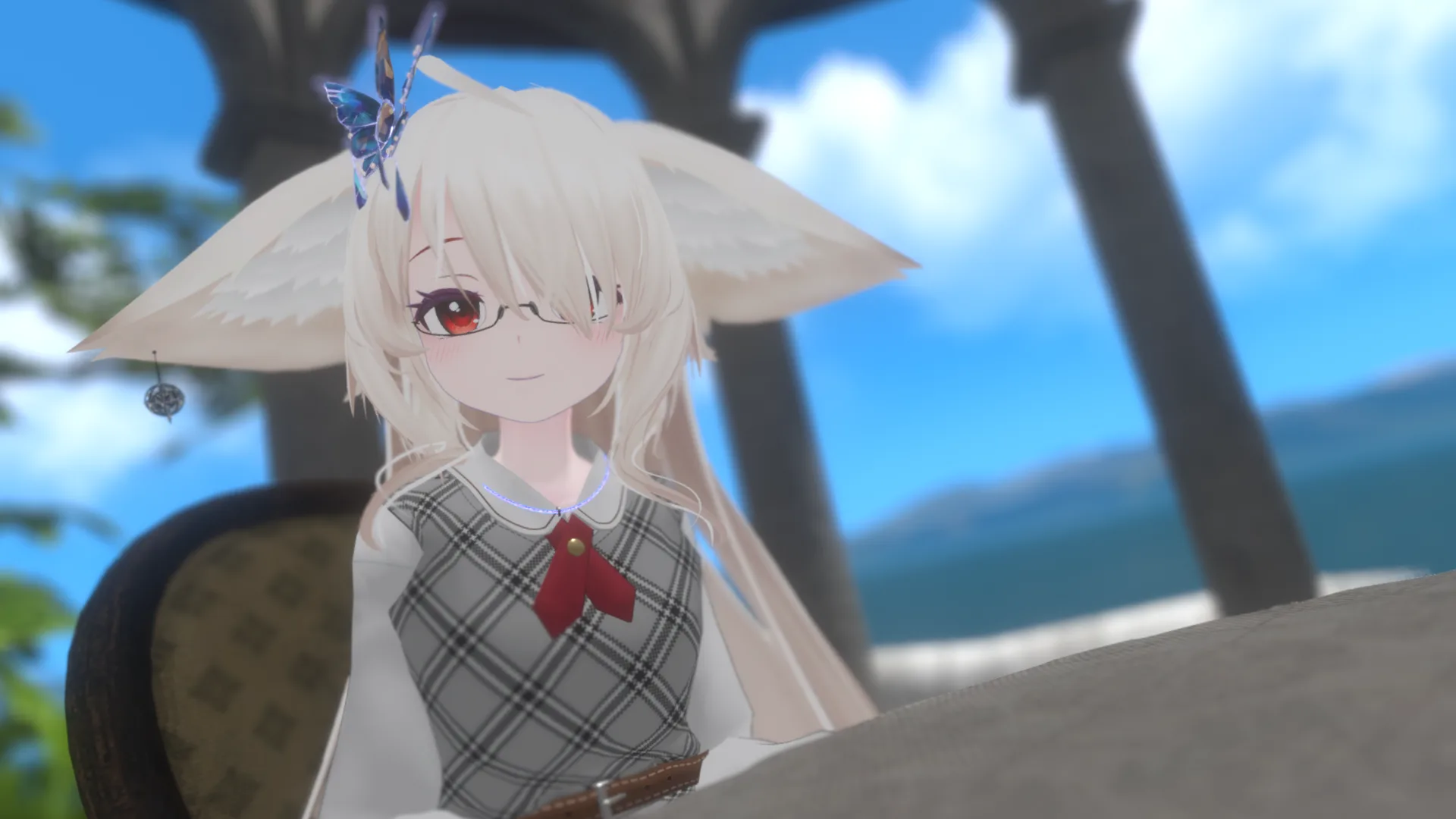蓼科千曲 蓼科千曲/VRChatの姿.フェネックモチーフの人型アバター